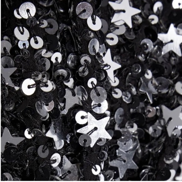 Retrofete | Camille Gathered Sequin Chiffon Gown - Picture 2 of 4